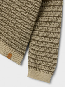 LIL ATELIER Strik Polo Barker Moss Gray